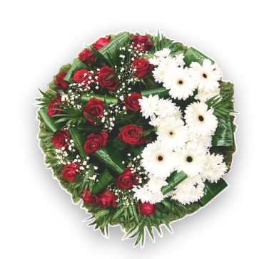 Sēru vainagi 80cm no dzīviem ziediem
